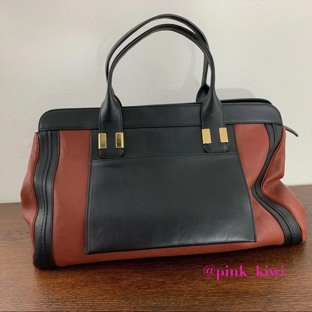 Chloe Large Alice Colorblock Tote